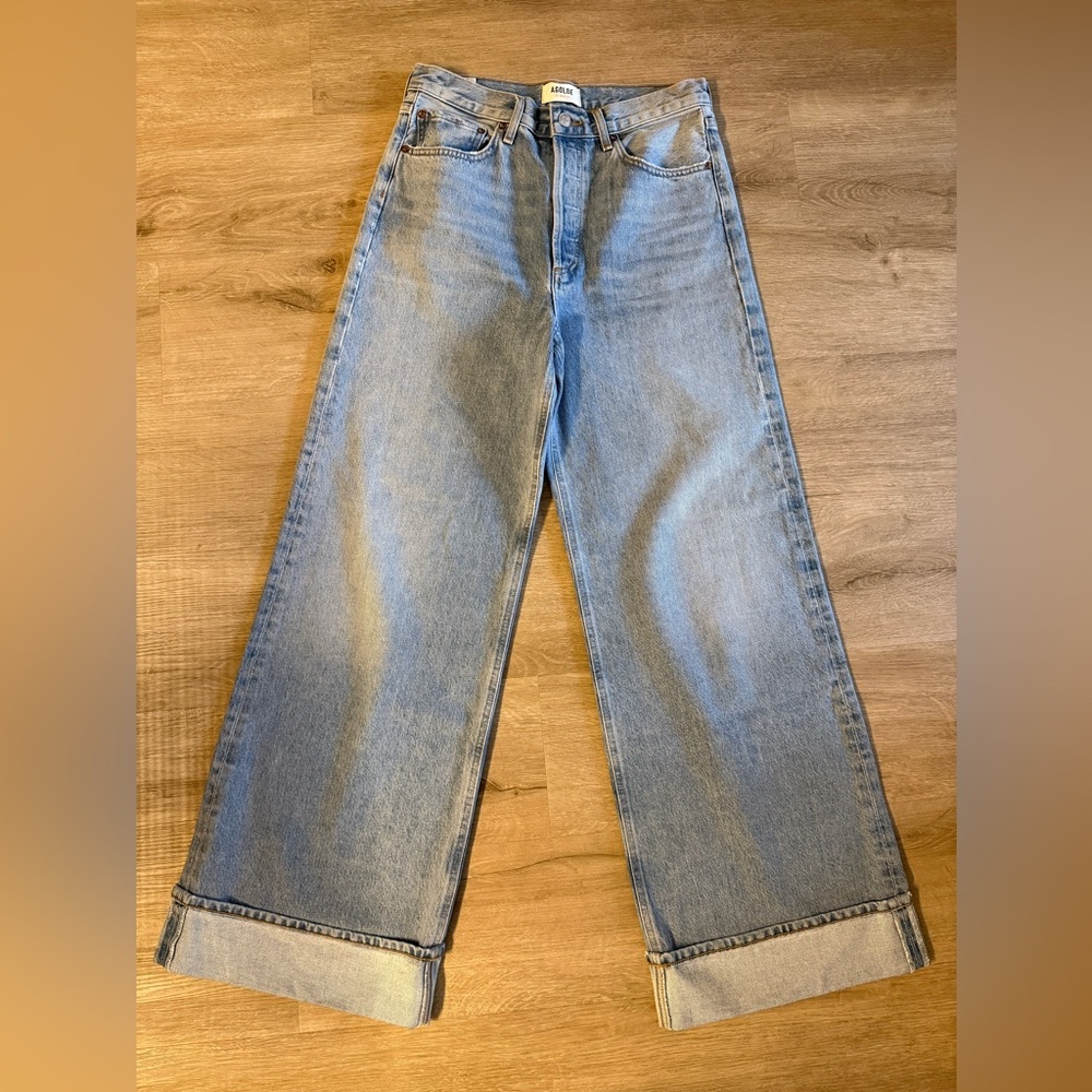 Agolde Light Blue Flare Jeans